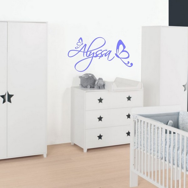 Exemple de stickers muraux: Alyssa Papillons